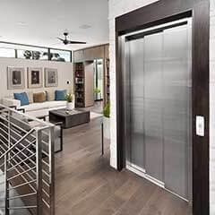 Home Elevator with three sliding door