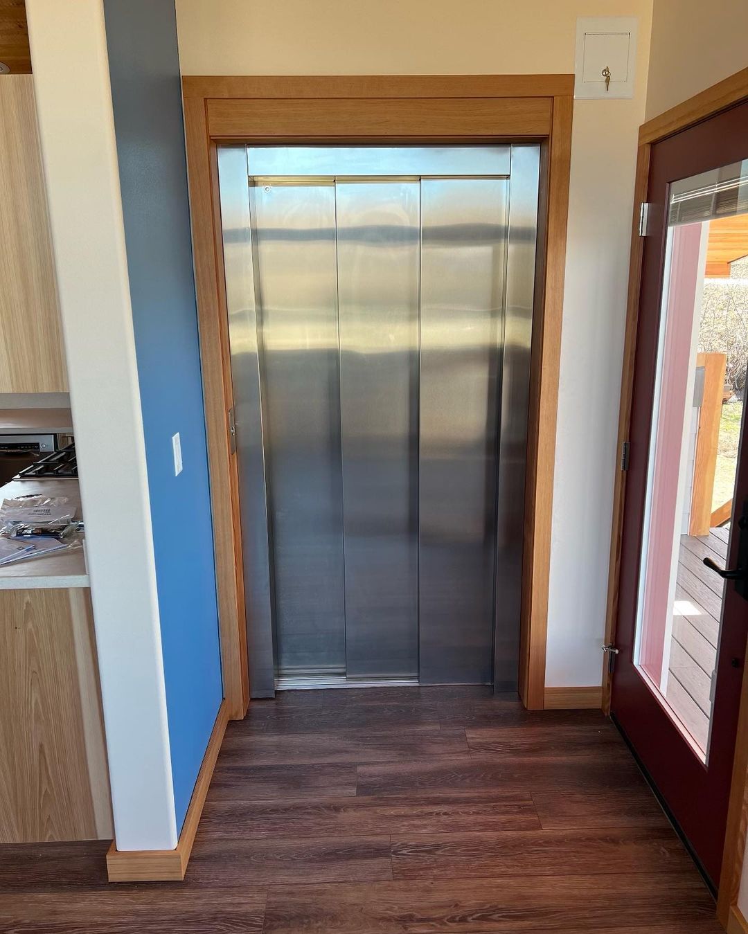 Garaventa Lift premium home elevator door package