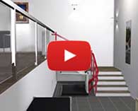 Artira servoscala a pedana per disabili