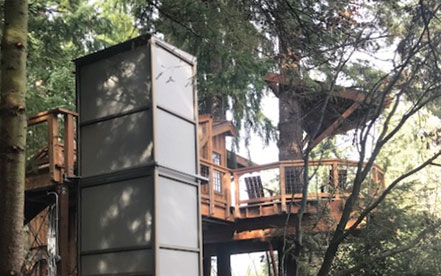 Genesis enclosure at a treehouse