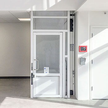 Genesis Enclosure in a building