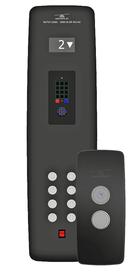 elite-COP-and-hall-stations - Home Elevator