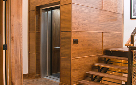 Home Elevator glass enclosure