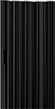 Solid black accordion gate open from Garaventa Lift’s 3D elevator configurator accessory options