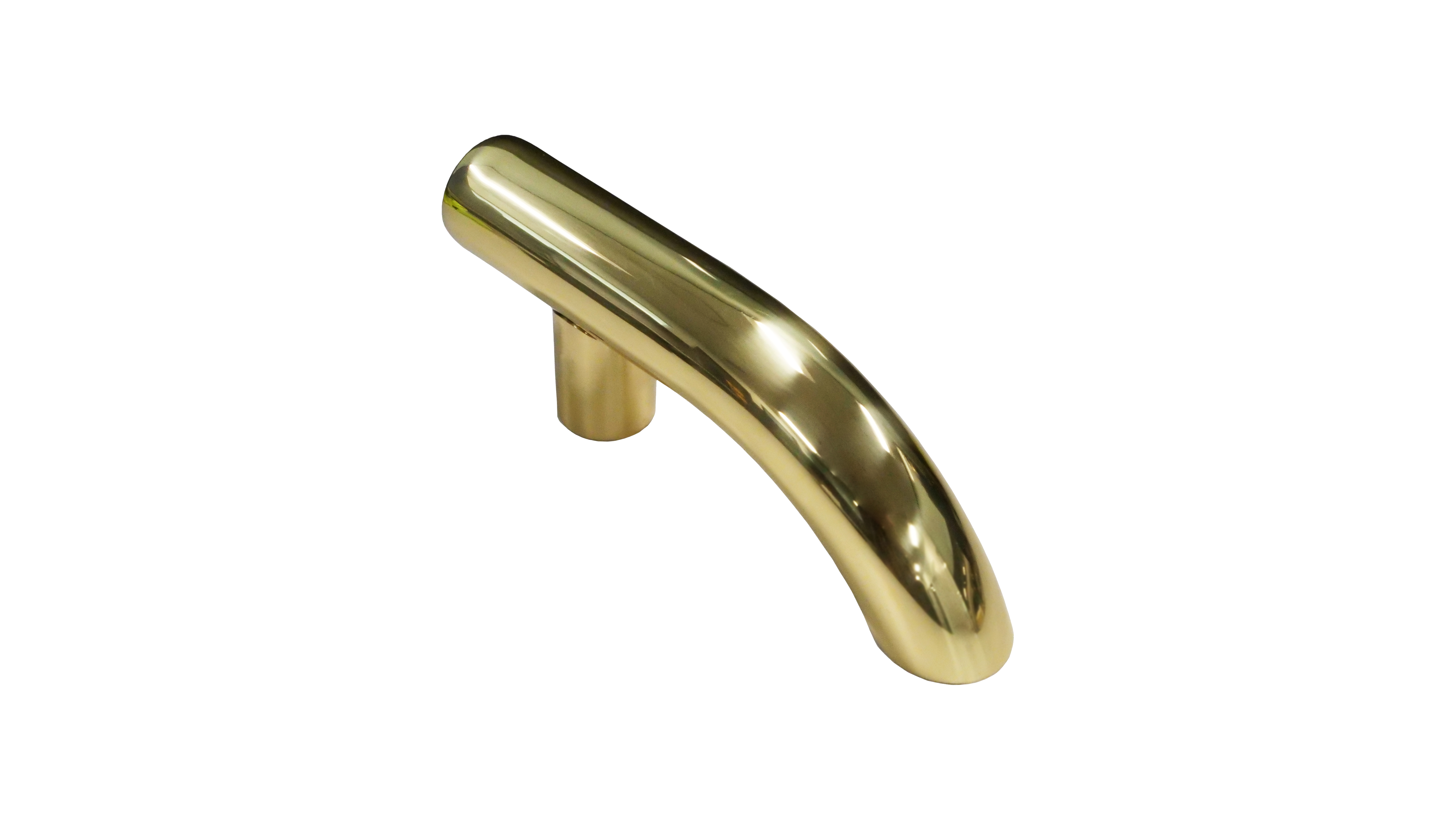 Premium Polished Gold Handrail from Garaventa Lift’s 3D elevator configurator